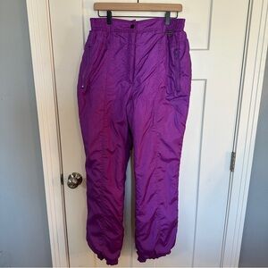 Vintage 80s Mountain Goat Ski Pants. Purple. Size 16.Excellent Vintage Condition